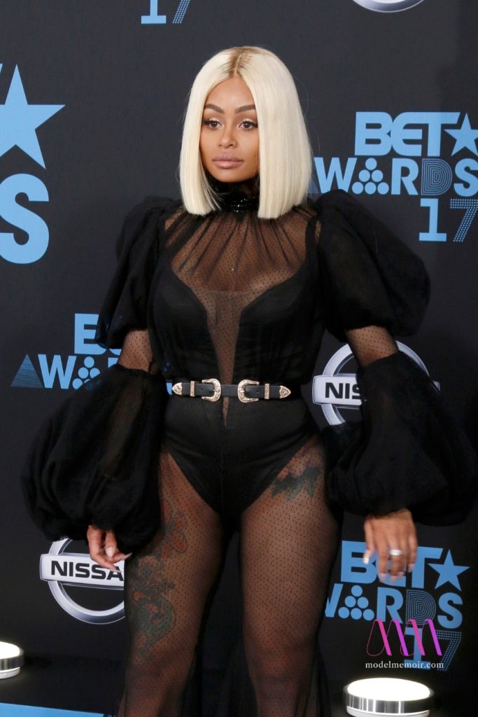 A photo of Blac Chyna with blond hair.