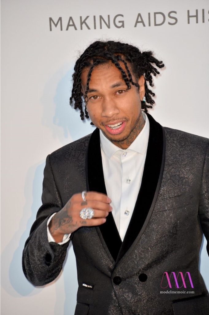 Tyga at the 25th amfAR Gala Cannes event at the Hotel du Cap, Antibes.